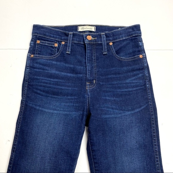 MADEWELL 10” High Rise Skinny Skinny Jeans in Hayes Wash Style F4684 - Picture 4 of 9